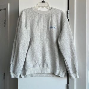 White Fox Steal Your Heart Oversized Sweater - Grey Marle